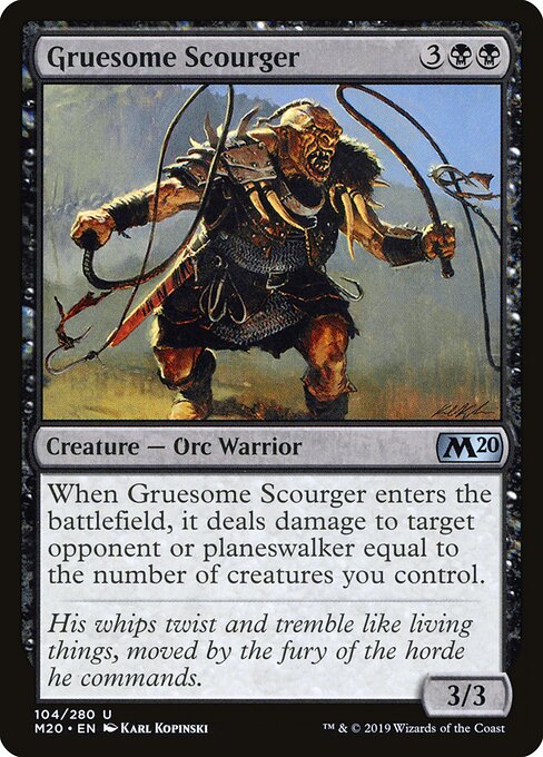 Gruesome Scourger — Front