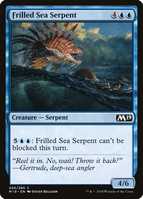 Frilled Sea Serpent — Front