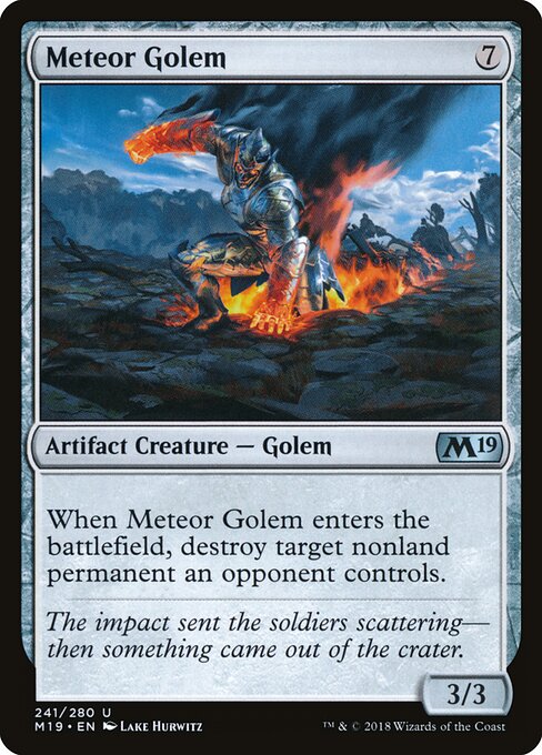Meteor Golem — Front