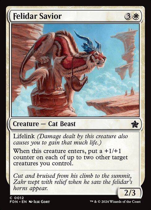 Felidar Savior — Front