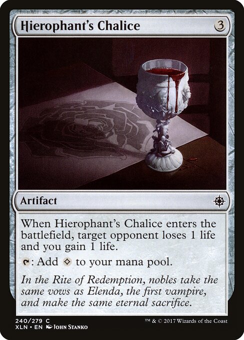 Hierophant's Chalice — Front