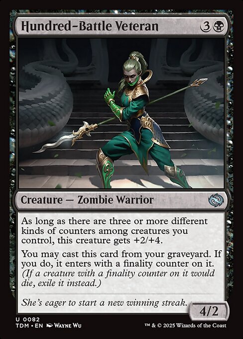 Hundred-Battle Veteran — Front