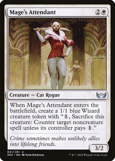 Mage's Attendant — Front