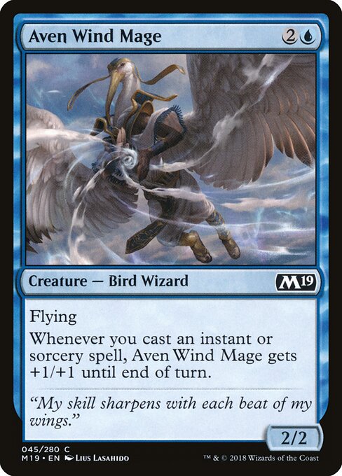 Aven Wind Mage — Front