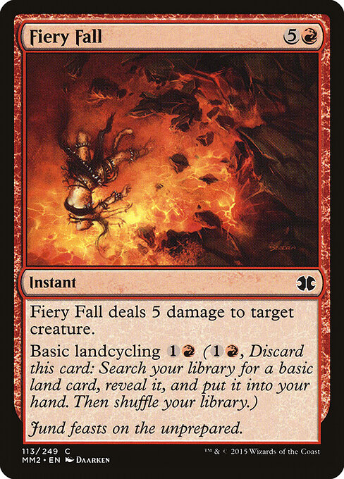 Fiery Fall — Front