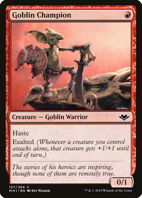 Goblin Champion — Front