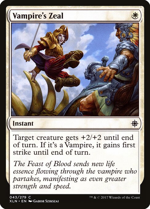 Vampire's Zeal — Front