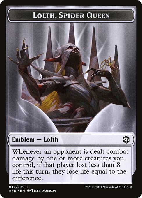 Emblem - Lolth, Spider Queen — Front