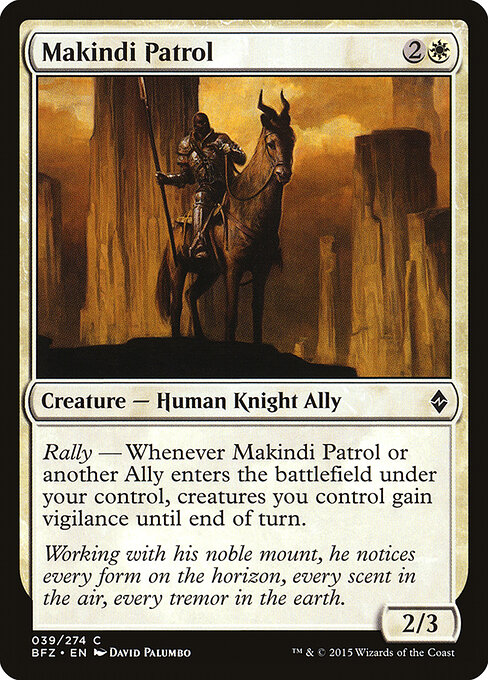Makindi Patrol — Front