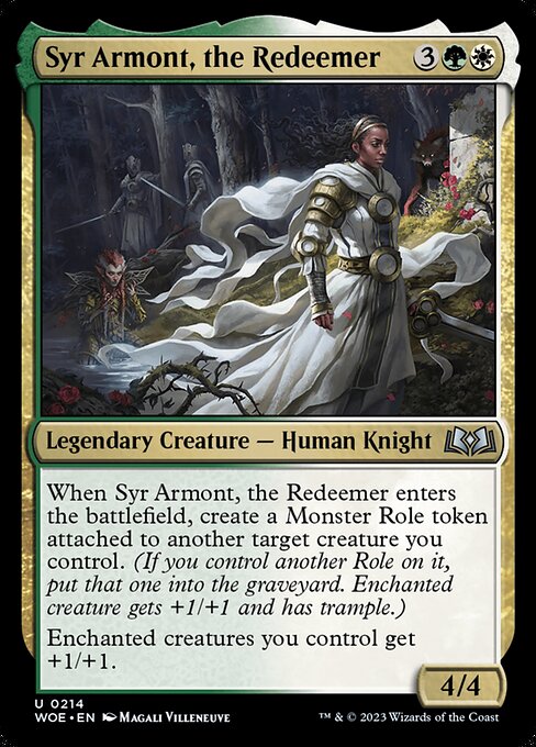 Syr Armont, the Redeemer — Front