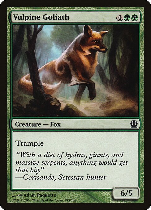 Vulpine Goliath — Front