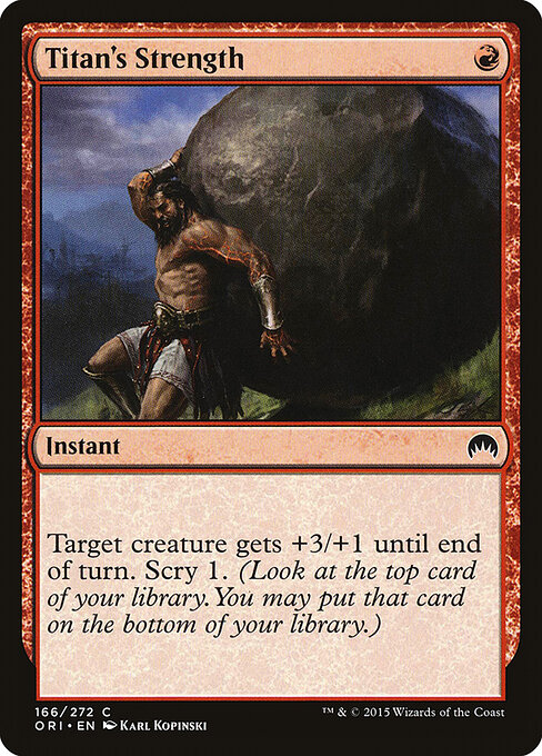 Titan's Strength — Front