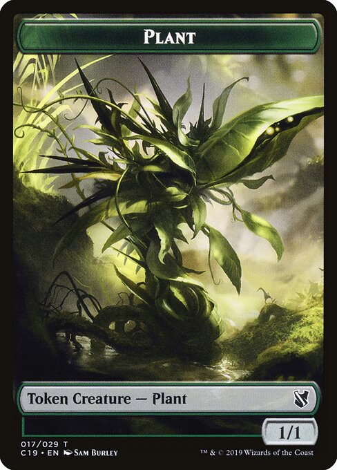 Plant // Snake Double-Sided Token — Front — Plant