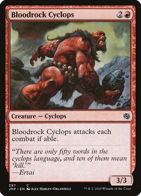 Bloodrock Cyclops — Front