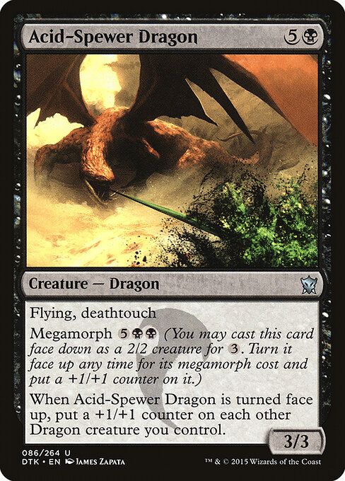Acid-Spewer Dragon — Front