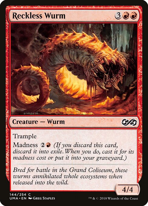 Reckless Wurm — Front