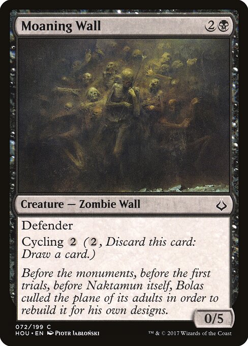 Moaning Wall — Front