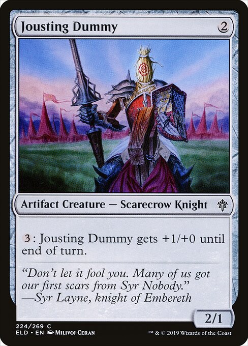 Jousting Dummy — Front
