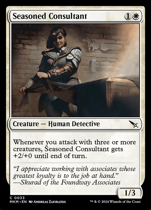 Seasoned Consultant — Front