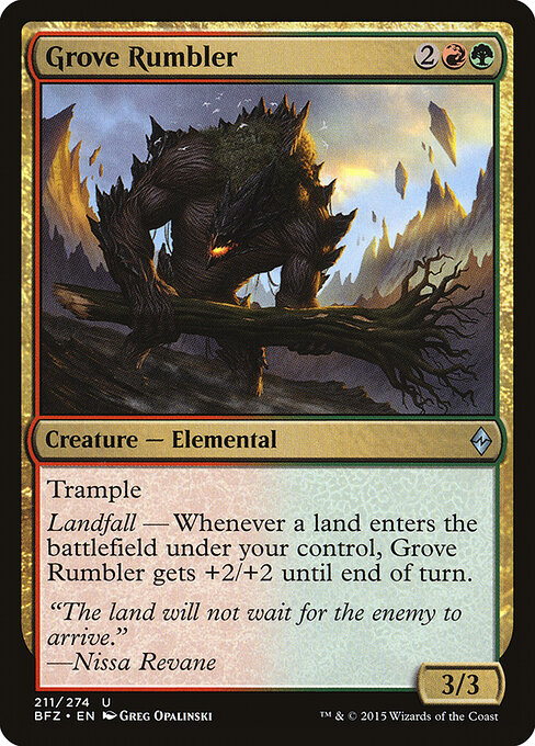 Grove Rumbler — Front