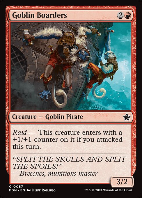 Goblin Boarders — Front