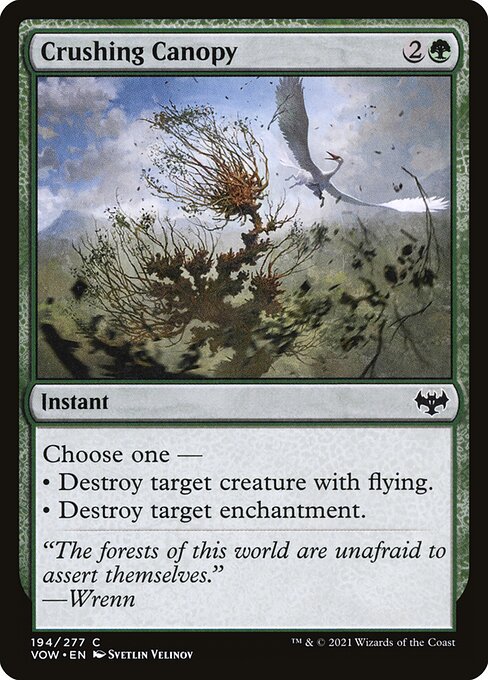 Crushing Canopy — Front