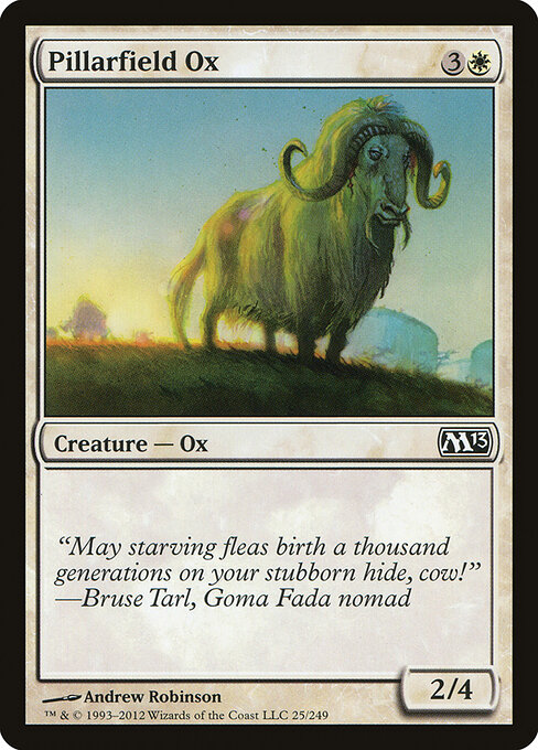 Pillarfield Ox — Front