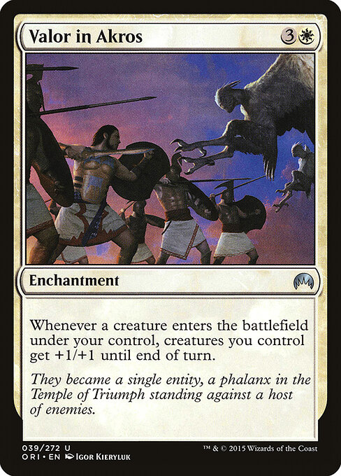 Valor in Akros — Front