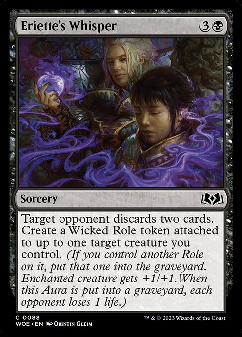 Eriette's Whisper — Front