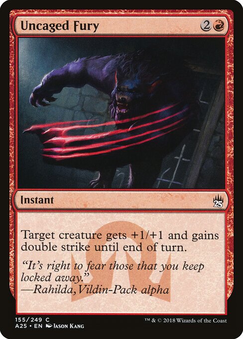 Uncaged Fury — Front