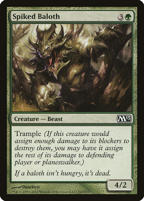 Spiked Baloth — Front