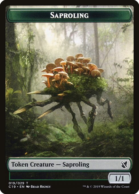 Saproling // Manifest Double-Sided Token — Front — Saproling