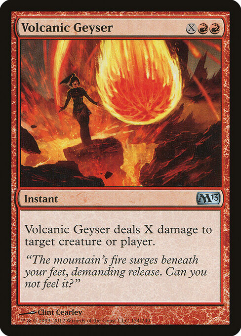 Volcanic Geyser — Front