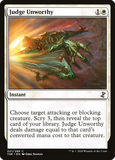 Judge Unworthy — Front