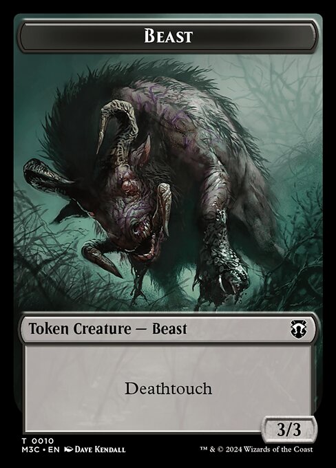 Beast (0010) // Shapeshifter (0008) Double-Sided Token