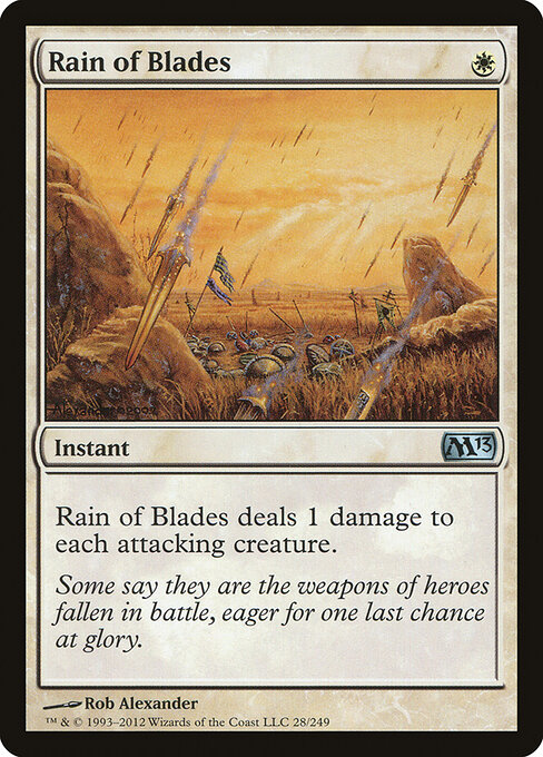Rain of Blades — Front