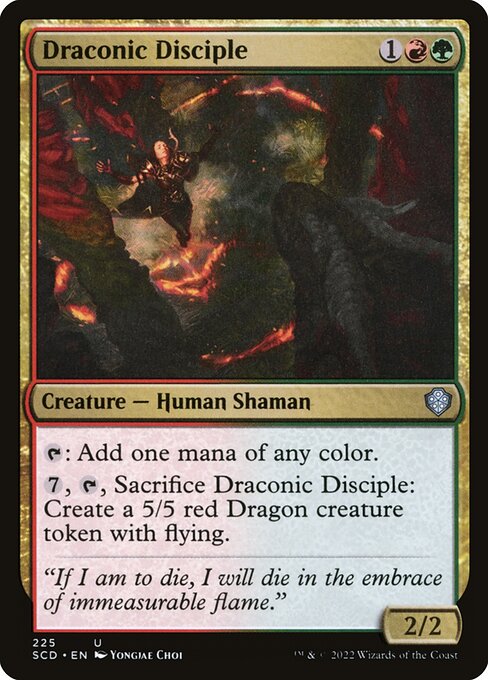 Draconic Disciple — Front