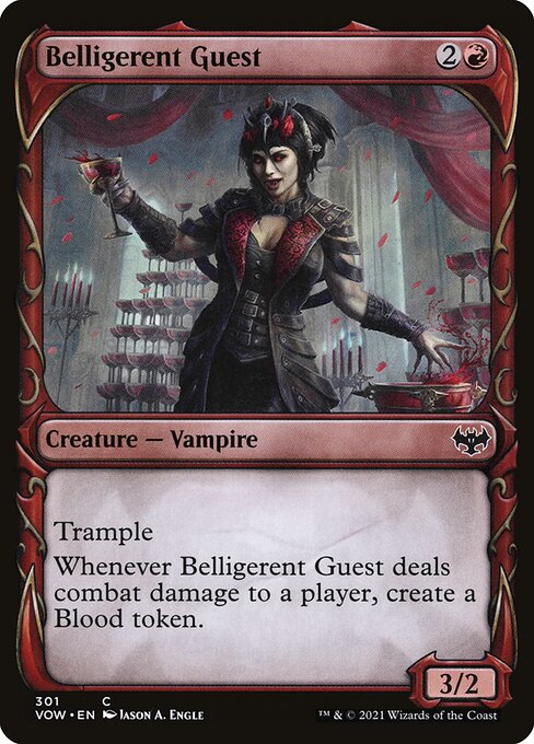 Belligerent Guest (Showcase) — Front