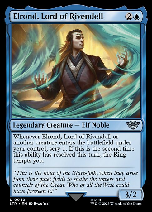 Elrond, Lord of Rivendell — Front