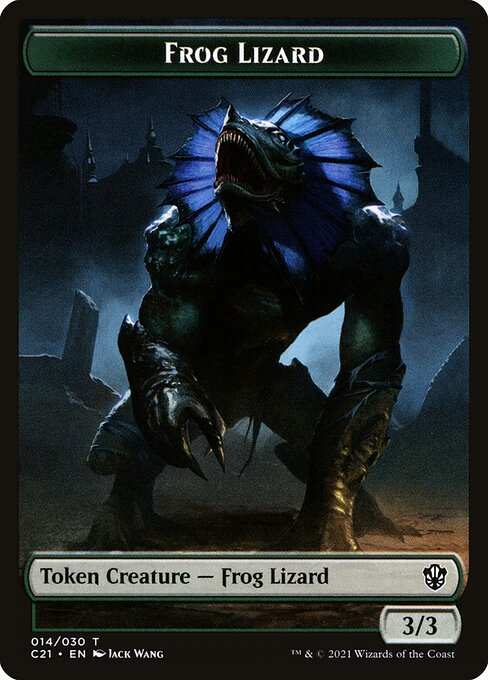 Frog Lizard // Elephant Double-Sided Token