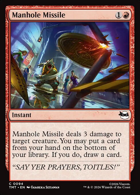 Manhole Missile — Front