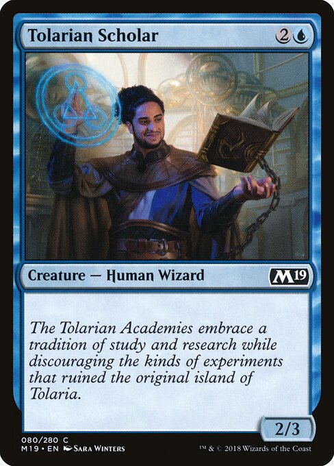 Tolarian Scholar — Front