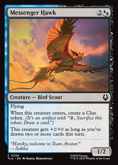Messenger Hawk — Front
