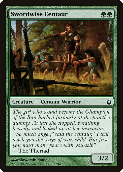 Swordwise Centaur — Front