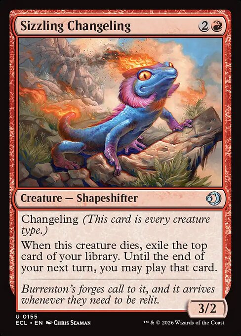 Sizzling Changeling — Front
