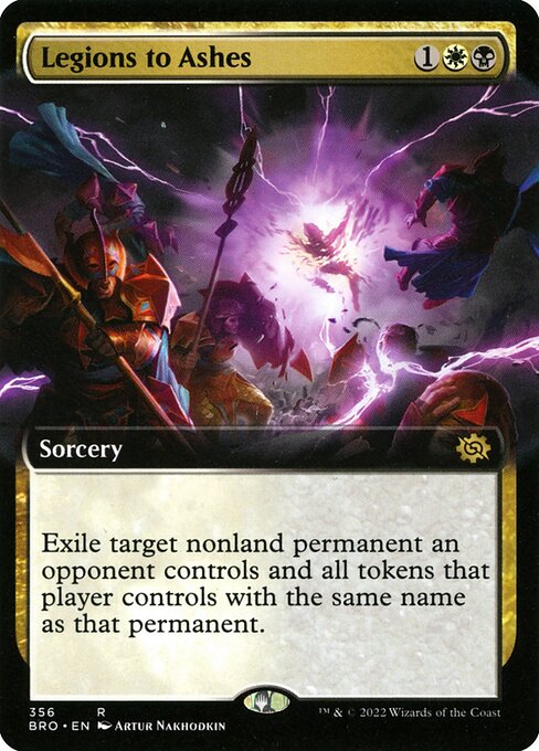 Legions to Ashes (Extended Art) — Front