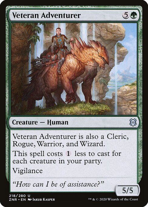 Veteran Adventurer — Front