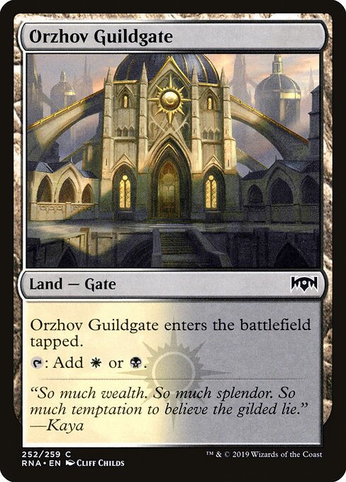 Orzhov Guildgate (252) — Front