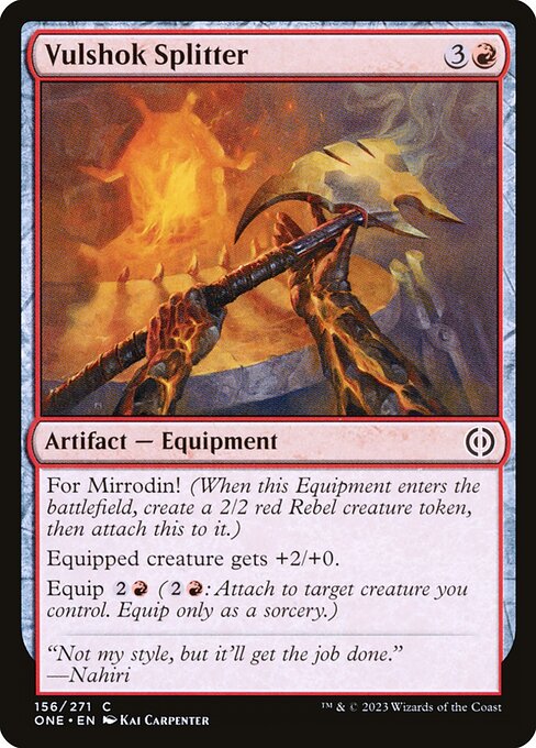 Vulshok Splitter — Front