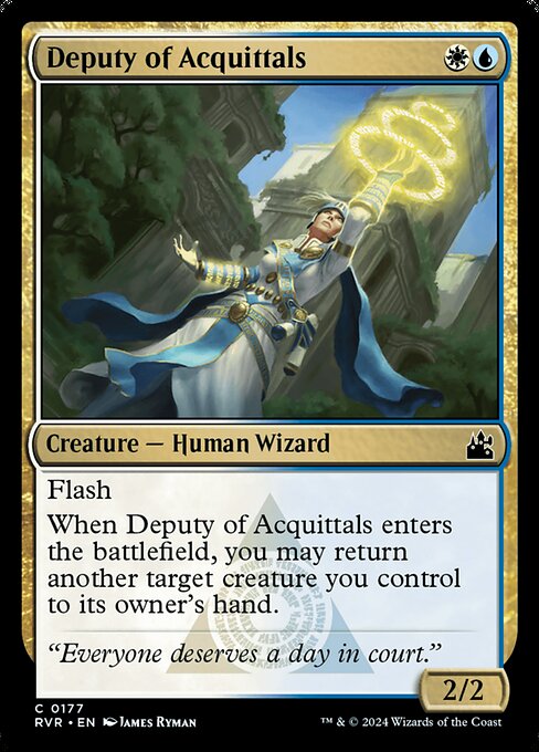 Deputy of Acquittals — Front